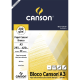 Bloco Desenho 200g Branco Universitario 20fls A3