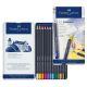 Estojo Lápis de Cor Goldfaber Permanente 12 Cores Faber-Castell - 114712 1