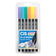 Estojo Cis Dual Brush C/ 6c Pastel