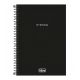 Caderno Universitário Neon Preto Tlibra - 1M 80F 7891027302450 1