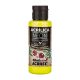 Tinta Acrílica Fosca Neon Acrilex Fluorescente 60ml 102 Amarelo Limão - 03960 1
