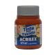 Tinta Tecido Acrilex 37ml 506 Cerâmica - 04140 1
