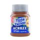 Tinta Tecido Acrilex 37ml 814 Chocolate - 04140 1