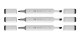 Marcador Graf Duo Brush