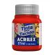 Tinta Tecido Acrilex 37ml 508 Vermelho Escarlate - 04140 1