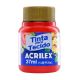 Tinta Tecido Metálica Acrilex 37ml 507 Vermelho Fogo - 04340 1