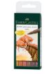 Canetas Artíst. Pitt - 6 Cores De Terra - Ponta Pincel (b)