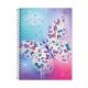 Caderno Universitário Daisy Borboleta Grande - 10M 160F 7891027331146 1