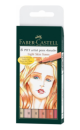 Canetas Artísticas Pitt - 6 Tons De Pele - Ponta Pincel B