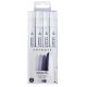 Estojo 4 Marcadores Artools Pictom Cinzas Frios - 689265 1