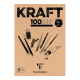 Bloco Papel Kraft 90g