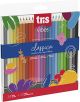 Lapis Cor Tris Vibes 24 Cores Classica + 1 Lapis 6b, Multicolorido, 616735