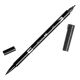 Marcador Dual Brush ABT Tombow N25 Lamp Black 1