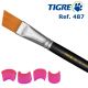 Pincel Tigre Chanfrado 487