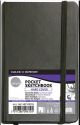 Daler Rowney Simply Sketchbook, Com Elástico, Tamanho 14x8,9cm, Capa Dura