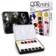 Estojo De Aquarela C/12 Cores Half Pan Qor Mini Set Golden